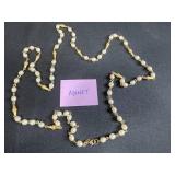 Collection of 4 Pearl Jewelry Pieces Including Bracelets and Necklaces