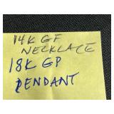 Collection of Necklaces and Bracelets Including 14K GF Pendant, Beaded, and Avon