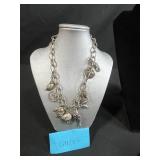 Collection of 5 Necklaces Including Chicos, Sterling Silver and 12K Gold-Filled with Charms and Pearls