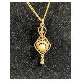 Collection of 5 Necklaces Including Chicos, Sterling Silver and 12K Gold-Filled with Charms and Pearls