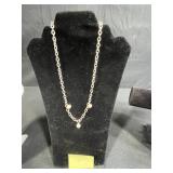 Collection of 5 Necklaces Including Chicos, Sterling Silver and 12K Gold-Filled with Charms and Pearls