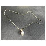 Collection of 3 Necklaces: 12K Gold-Filled, 925 Sterling Silver, and Beaded Pendant