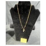 Collection of 3 Necklaces: 12K Gold-Filled, 925 Sterling Silver, and Beaded Pendant