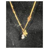 Collection of 3 Necklaces: 12K Gold-Filled, 925 Sterling Silver, and Beaded Pendant