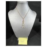 Collection of 3 Necklaces: 12K Gold-Filled, 925 Sterling Silver, and Beaded Pendant