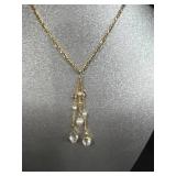 Collection of 3 Necklaces: 12K Gold-Filled, 925 Sterling Silver, and Beaded Pendant