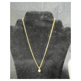 Collection of 3 Necklaces: 12K Gold-Filled, 925 Sterling Silver, and Beaded Pendant