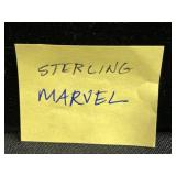 Jewelry Collection: Sterling Marvel Necklace, Trifari Bracelet, Anchor Pendant