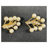 Jewelry Collection: Necklaces, Earrings, Rings, and Brooches with Pearl and Sterling Accents