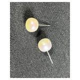 Collection of Pearl and Gemstone Jewelry Including Earrings and Silver Ring