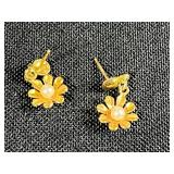 Collection of Pearl and Gemstone Jewelry Including Earrings and Silver Ring