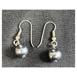 Collection of Pearl and Gemstone Jewelry Including Earrings and Silver Ring