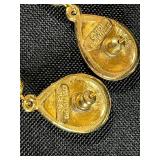 Collection of Pearl and Gemstone Jewelry Including Earrings and Silver Ring