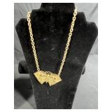 Collection of Vintage Costume Jewelry Necklaces, Bracelet, and Pin