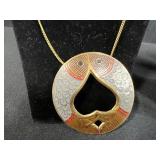 Collection of Vintage Costume Jewelry Necklaces, Bracelet, and Pin