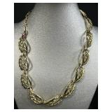 Collection of Vintage Costume Jewelry Necklaces, Bracelet, and Pin