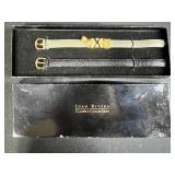 Jewelry Assortment Including Joan Rivers Watchbands, Anchor Necklaces, Bracelet, and Brooch