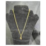Jewelry Assortment Including Joan Rivers Watchbands, Anchor Necklaces, Bracelet, and Brooch