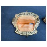 Set of 2 Vintage Gold Mesh Evening Bags with Chain Handles