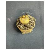 Set of 2 Vintage Mesh Coin Purse Compacts with Mirrors