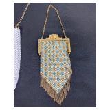 2 Vintage Mesh Evening Purses with Chain Handles