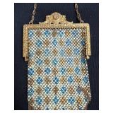 2 Vintage Mesh Evening Purses with Chain Handles