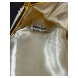 Vintage Hand Beaded Purse with Iridescent Sequins and Metal Frame