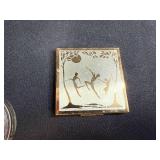 Vintage Ladies Accessories Collection - Beaded Purse, Leather Change Purse, Compact Mirrors, and Compact Case