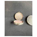 Vintage Ladies Accessories Collection - Beaded Purse, Leather Change Purse, Compact Mirrors, and Compact Case