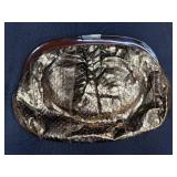 Set of 2 Vintage Evening Clutches - Beaded Purse and Gold Metallic Clutch