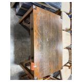 Vintage Mission Style Oak Writing Desk with Drawer