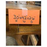 Vintage Mission Style Oak Writing Desk with Drawer