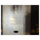 Antique Singer Treadle Sewing Machine in Ornate Oak Cabinet - untested