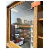 Danner Barrister Wood Bookcase with Glass Doors 78x37x14 Inches