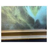 Framed Print Grand Canyon Yellowstone by Thomas Moran 24x36 in