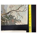 Framed Multnomah Falls Print and Two Art Prints Assortment