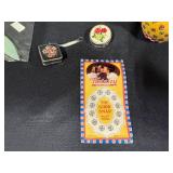 Collection of Vintage Sewing Notions with Tatting Shuttles and Accessories