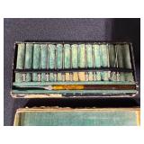 Collection of Vintage Sewing Notions with Tatting Shuttles and Accessories