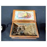 Collection of 6 Small Vintage Decorative Boxes and Trinkets