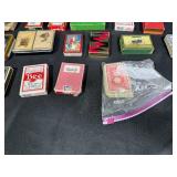 Collection of Vintage and Modern Playing Card Decks Assorted Brands and Designs