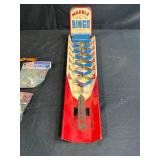 Vintage Marble Bingo Game with Marbles and Marble King Tournament Assortment