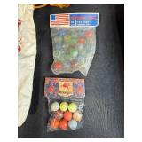 Vintage Marble Bingo Game with Marbles and Marble King Tournament Assortment