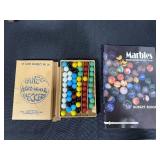Vintage Akro Agate Chinese Checkers 60 Game Marbles with Identification Guide