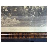 Set of 3 Framed Antique Needleworks and Print Artwork