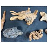 Collection of Antique Unique Natural Wood Knots and Burl Pieces