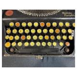 Vintage Remington Portable Typewriter with Carry Case - untested