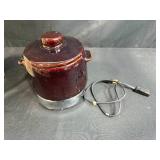 West Bend Electric Bean Pot 2 Quart Model 3299 with Box