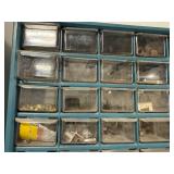 Metal Drawer Cabinet with Assorted Hardware Fasteners