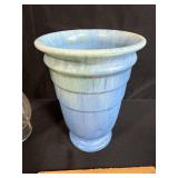 Assorted VTG Home Decor Inc Art Deco Ceramic Vase and Craft Lot with Vases, Ashtray, Figurine, and Picture Mats