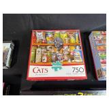 Lot of Assorted Jigsaw Puzzles Scenic and Themed 350-750 Piece